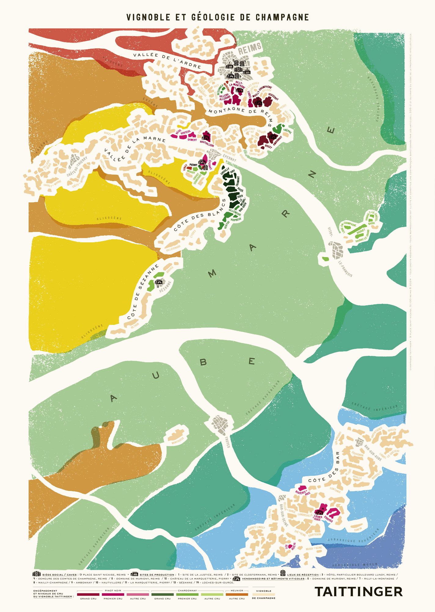 Vignoble et Géologie de Champagne