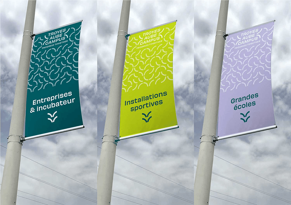 Drapeaux Troyes Aube Campus